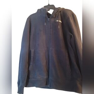 Vintage Hollister California Sherpa Lined hoodie Size Medium Black